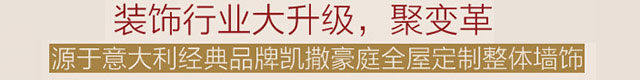 凯撒豪庭全屋定制整装系统
